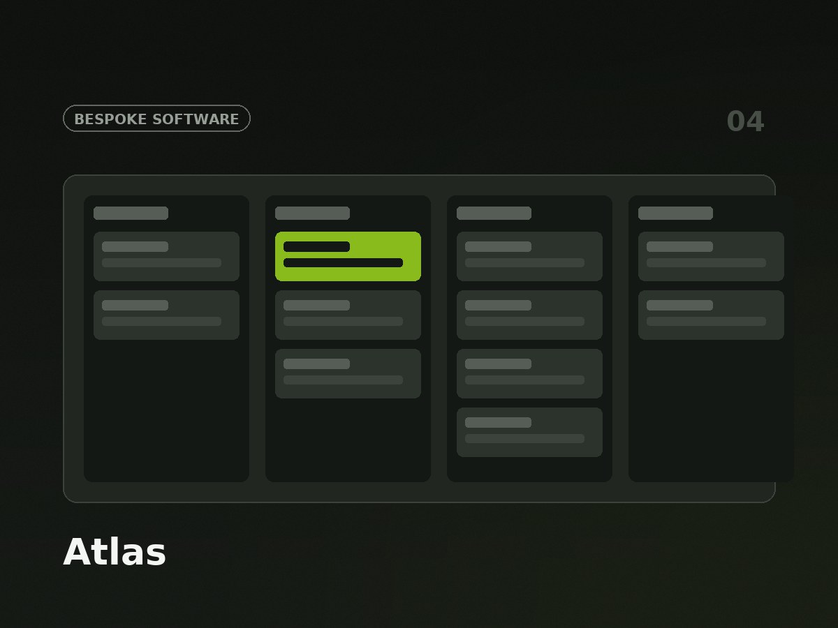 Atlas operations software concept